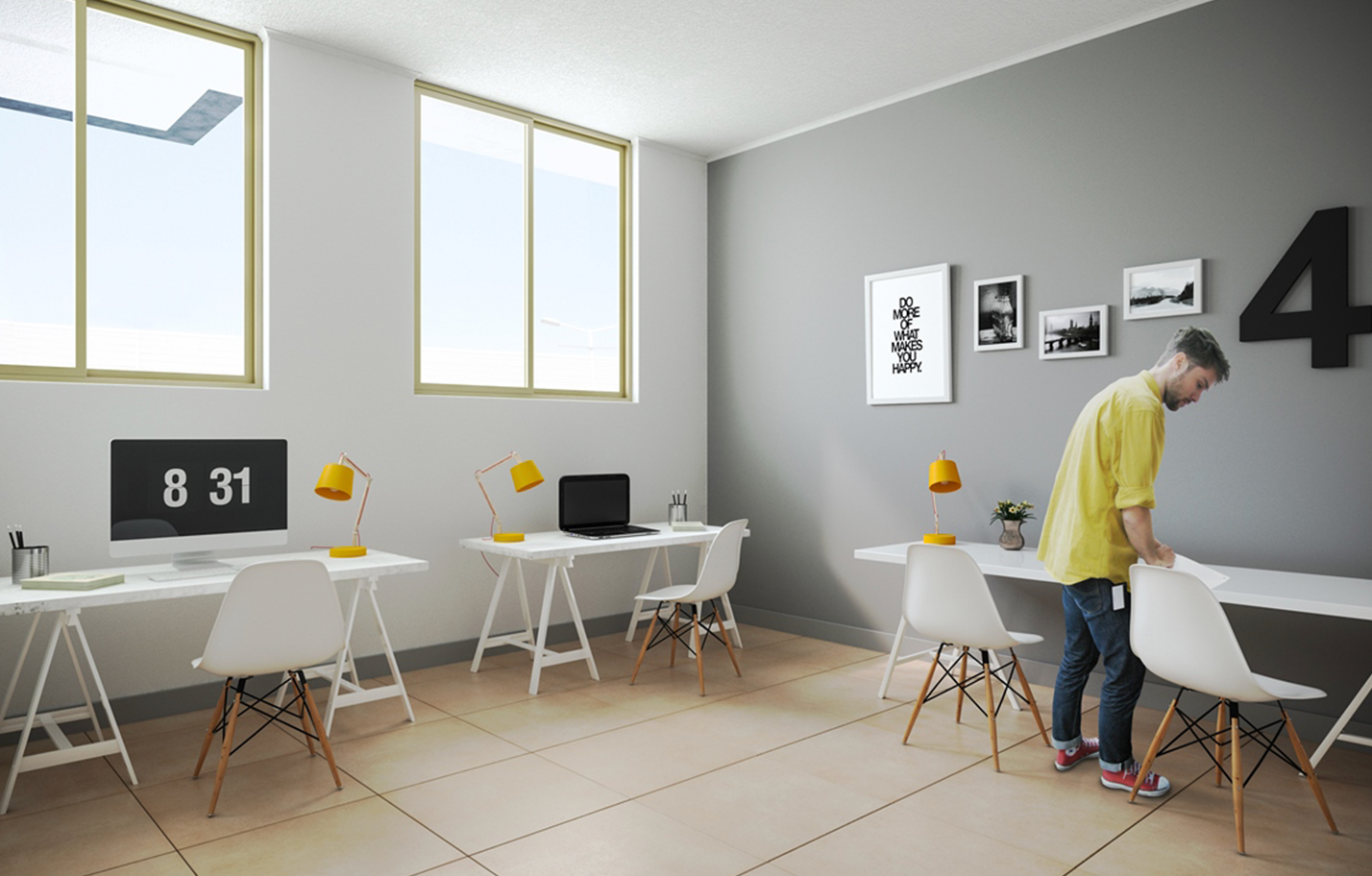 Estudio y escritorio en departamento Vistanova II